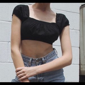 Brandy Melville Black Mira top (RARE)